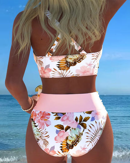 Jolina | Bikini a Contrasto Floral