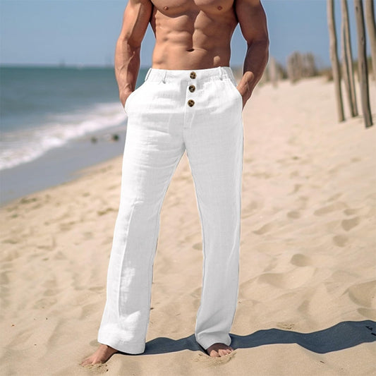 Pantalones de lino para hombre