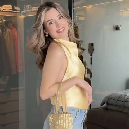 Top corsé halter