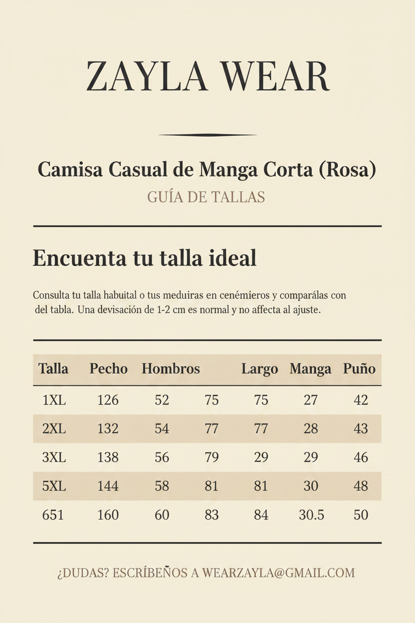 Guía de tallas