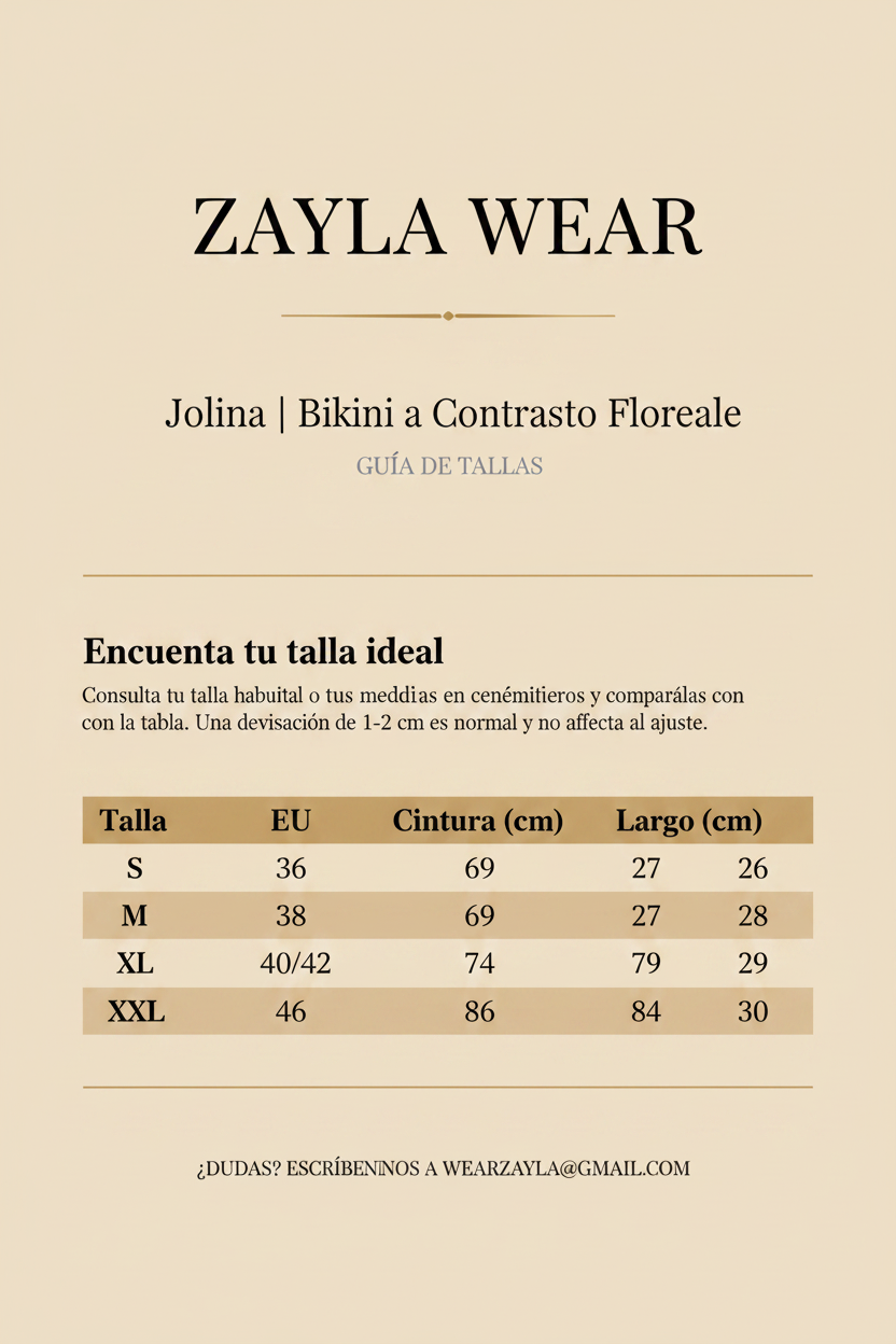 Guía de tallas