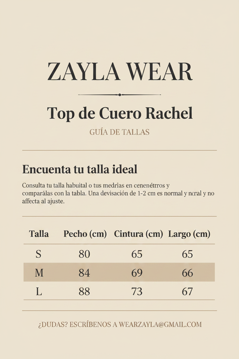 Guía de tallas